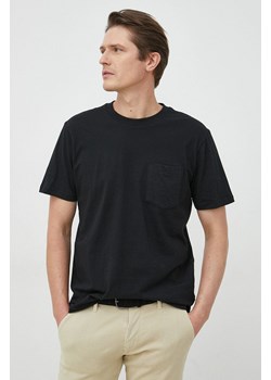 GAP t-shirt bawełniany kolor czarny gładki ze sklepu ANSWEAR.com w kategorii T-shirty męskie - zdjęcie 148102734