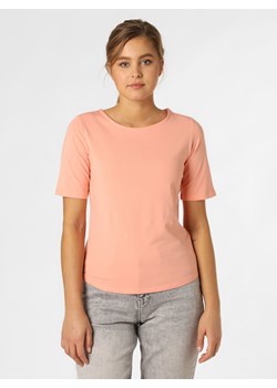 Franco Callegari T-shirt damski Kobiety Dżersej morelowy jednolity ze sklepu vangraaf w kategorii Bluzki damskie - zdjęcie 148114931