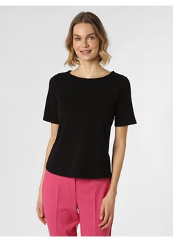 Franco Callegari T-shirt damski Kobiety Dżersej czarny jednolity ze sklepu vangraaf w kategorii Bluzki damskie - zdjęcie 148114934