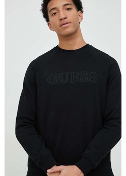 Guess bluza ALDWIN męska kolor czarny Z2YQ27 K9V31 ze sklepu ANSWEAR.com w kategorii Bluzy męskie - zdjęcie 148136080