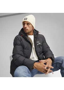 Czapka zimowa uniseks PUMA Ribbed Classic Cuff Beanie - kremowa/ecru ze sklepu Sportstylestory.com w kategorii Czapki zimowe męskie - zdjęcie 148152532
