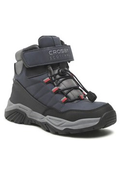 Kozaki Crosby - 228167/04-04E Dark Blue ze sklepu eobuwie.pl w kategorii Buty zimowe dziecięce - zdjęcie 148169074