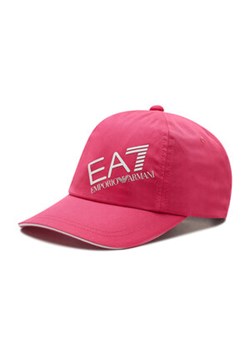 Czapka z daszkiem EA7 Emporio Armani - 284952 2R101 05872 Raspberry Rose ze sklepu eobuwie.pl w kategorii Czapki z daszkiem damskie - zdjęcie 148186160