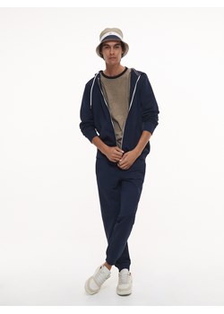 Reserved - Spodnie Slim fit - granatowy ze sklepu Reserved w kategorii Spodnie męskie - zdjęcie 148245674