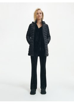 Reserved - Pikowany płaszcz - Czarny ze sklepu Reserved w kategorii Płaszcze damskie - zdjęcie 148252173