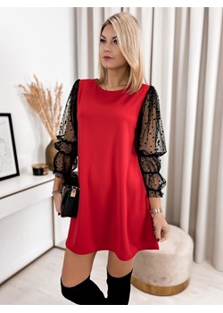 sukienka nullia czerwona one size ze sklepu UBRA w kategorii Sukienki - zdjęcie 148262234