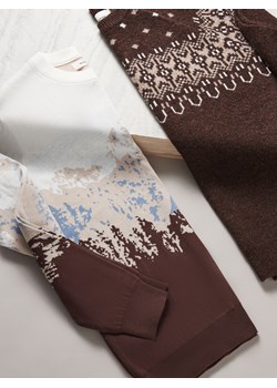 Reserved - Wzorzysty sweter - Wielobarwny ze sklepu Reserved w kategorii Swetry męskie - zdjęcie 148278602