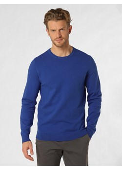 Finshley & Harding - Sweter męski, niebieski ze sklepu vangraaf w kategorii Swetry męskie - zdjęcie 148280110