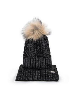 Damski komplet zimowy o warkoczowym splocie ze sklepu WITTCHEN w kategorii Komplety czapka i szalik damskie - zdjęcie 148287590