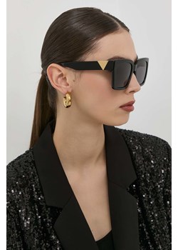 Bottega Veneta okulary przeciwsłoneczne damskie kolor czarny BV1198SA ze sklepu ANSWEAR.com w kategorii Okulary przeciwsłoneczne damskie - zdjęcie 148311592