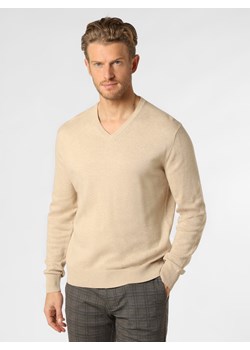 Andrew James - Sweter męski, beżowy ze sklepu vangraaf w kategorii Swetry męskie - zdjęcie 148329912