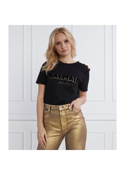 Balmain T-shirt | Regular Fit ze sklepu Gomez Fashion Store w kategorii Bluzki damskie - zdjęcie 148334710