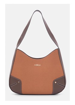 Torebka na ramię Nobo w stylu hobo, karmelowa ze sklepu NOBOBAGS.COM w kategorii Torebki hobo - zdjęcie 148341040