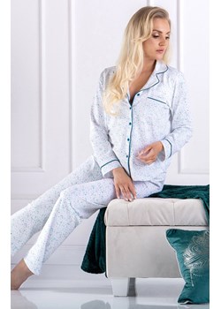 Piżama damska Time to Relax, Kolor biały-wzór, Rozmiar S, Momenti per me ze sklepu Intymna w kategorii Piżamy damskie - zdjęcie 148344044