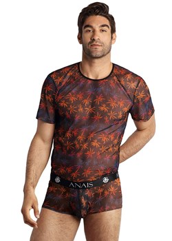 Chill koszulka męska, Kolor czarny-wzór, Rozmiar XL, Anais ze sklepu Intymna w kategorii T-shirty męskie - zdjęcie 148351264