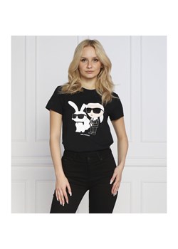 Karl Lagerfeld T-shirt cny karl & choupette | Regular Fit ze sklepu Gomez Fashion Store w kategorii Bluzki damskie - zdjęcie 148375601