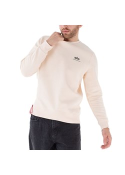 Bluza Alpha Industries Basic Sweater Small Logo 188307578 - kremowa ze sklepu streetstyle24.pl w kategorii Bluzy męskie - zdjęcie 148387133