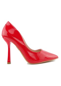 Czerwone buty szpilki lakierki klasyczne ze sklepu Kokietki w kategorii Czółenka - zdjęcie 148394842