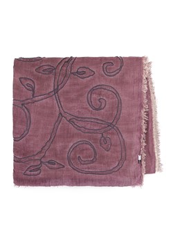 Damski szal z naszywanym wzorem dwustronny ze sklepu WITTCHEN w kategorii Szaliki i chusty damskie - zdjęcie 148434294