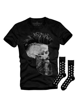 Zestaw koszulka i skarpety Underworld Skull with a beard / Skulls ze sklepu morillo w kategorii T-shirty męskie - zdjęcie 148436732