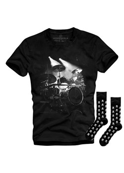 Zestaw koszulka i skarpety Underworld Drums / Skulls ze sklepu morillo w kategorii T-shirty męskie - zdjęcie 148436733