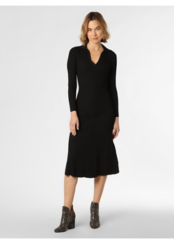 Armani Exchange Sukienka damska Kobiety wiskoza czarny jednolity ze sklepu vangraaf w kategorii Sukienki - zdjęcie 148437913