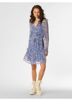 mbyM Sukienka damska Kobiety Sztuczne włókno niebieski wzorzysty ze sklepu vangraaf w kategorii Sukienki - zdjęcie 148437940