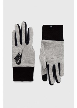 Nike rękawiczki damskie kolor szary ze sklepu ANSWEAR.com w kategorii Rękawiczki damskie - zdjęcie 148455253