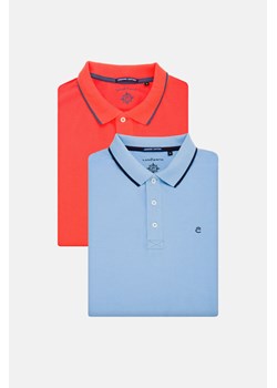 Zestaw 2 Koszulek Polo Dominic ze sklepu Lancerto S.A. w kategorii T-shirty męskie - zdjęcie 148457762