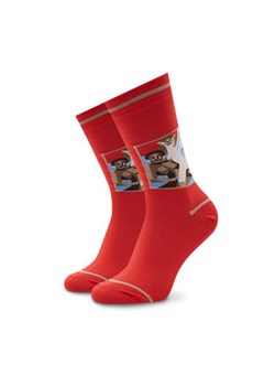 Skarpety wysokie unisex Stereo Socks - Wet Nightmare Czerwony ze sklepu eobuwie.pl w kategorii Skarpetki damskie - zdjęcie 148483042