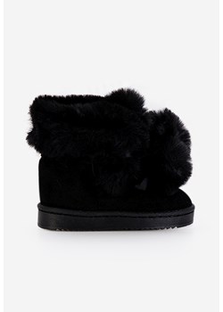 Czarne kozaki dziewczęce Paranasa A ze sklepu Zapatos w kategorii Buty zimowe dziecięce - zdjęcie 148526364