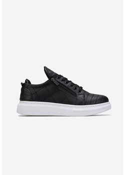Czarne sneakersy męskie Naveros ze sklepu Zapatos w kategorii Buty sportowe męskie - zdjęcie 148527102