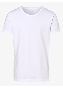 Finshley & Harding T-shirty pakowane po 2 szt. Mężczyźni Bawełna biały jednolity ze sklepu vangraaf w kategorii T-shirty męskie - zdjęcie 148570882