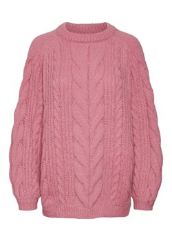 Sweter "Wine" w kolorze różowym ze sklepu Limango Polska w kategorii Swetry damskie - zdjęcie 148572281