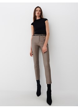 Mohito - Woskowane jeansy skinny - beżowy ze sklepu Mohito w kategorii Jeansy damskie - zdjęcie 148582891