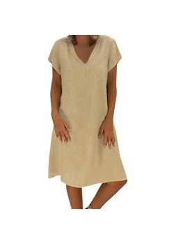 Luźna Sukienka Z Rękawem ze sklepu ParinePL w kategorii Sukienki - zdjęcie 148585510