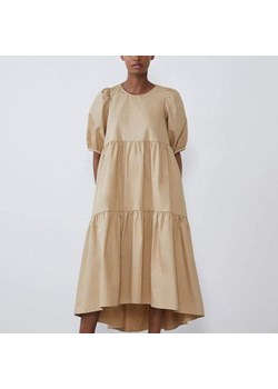 Sukienka Z Bufiastymi Rękawami ze sklepu ParinePL w kategorii Sukienki - zdjęcie 148588331