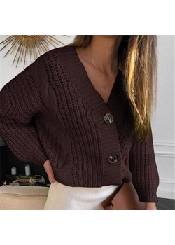 Krótki Zapinany Sweter ze sklepu ParinePL w kategorii Swetry damskie - zdjęcie 148588480