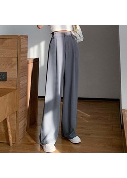 Szerokie Spodnie Z Wysokim Stanem ze sklepu ParinePL w kategorii Spodnie damskie - zdjęcie 148592423