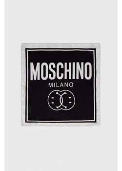 Moschino poszetka jedwabna x Smiley kolor czarny ze sklepu ANSWEAR.com w kategorii Poszetki i butonierki - zdjęcie 148598363