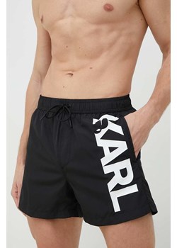 Karl Lagerfeld szorty kąpielowe kolor czarny ze sklepu ANSWEAR.com w kategorii Kąpielówki - zdjęcie 148598623