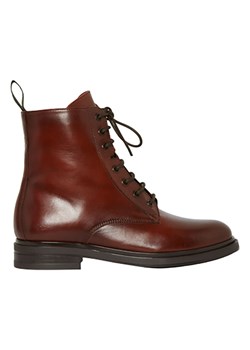 Marc O&apos;Polo Shoes Skórzane botki w kolorze brązowym ze sklepu Limango Polska w kategorii Botki - zdjęcie 148616332