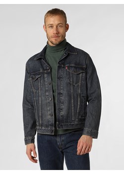 Levi's Męska kurtka jeansowa Mężczyźni Bawełna blue stone jednolity ze sklepu vangraaf w kategorii Kurtki męskie - zdjęcie 148618632