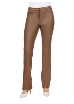 Heine Spodnie w kolorze brązowym ze sklepu Limango Polska w kategorii Spodnie damskie - zdjęcie 148638302