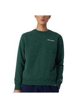 Bluza Champion Crewneck Sweatshirt 217863-GS568 - zielona ze sklepu streetstyle24.pl w kategorii Bluzy męskie - zdjęcie 148651250