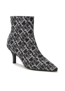 Botki Tommy Hilfiger - Pointy Heel Boot Denim FW0FW06901 Denim Monogram 0G4 ze sklepu eobuwie.pl w kategorii Botki - zdjęcie 148675231
