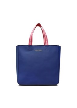 Torebka Tommy Hilfiger - Girls Youth Tote Bag AW0AW14040 C7L ze sklepu eobuwie.pl w kategorii Torby Shopper bag - zdjęcie 148675234