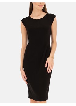 Czarna dopasowana sukienka midi Potis & Verso Samira ze sklepu Eye For Fashion w kategorii Sukienki - zdjęcie 148696351
