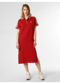 adidas Originals Sukienka damska Kobiety Sztuczne włókno czerwony jednolity ze sklepu vangraaf w kategorii Sukienki - zdjęcie 148964830