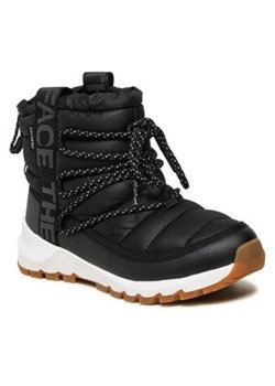 Śniegowce The North Face - Thermoball Lace Up Wp NF0A5LWDR0G-050 Tnf Black/Gardenia White ze sklepu eobuwie.pl w kategorii Śniegowce damskie - zdjęcie 148975544